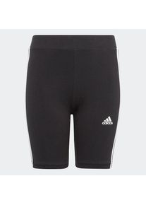 adidas Sportswear , Jugendliche , Shorts »ESSENTIALS 3STREIFEN COTTON KURZE TIGHT« , Black / White , N-Gr , 152 -N-Gr , 152 , Eine kurze comfy...