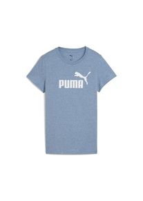 Puma , Damen , T-Shirt »ESS NO. 1 LOGO HEATHER TEE« , Cool Blue Heather , M , M , Regular Fit
