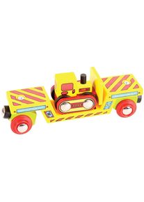 Bigjigs Bulldozer Tieflader (4)