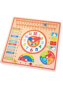Bigjigs Kalender, Uhr Tage und Monate