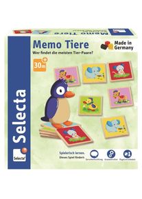Selecta Spielzeug Memo Tiere (Deutsch, 2 - 4 Spieler)