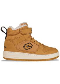 Lotto , Jungen , Sneaker - mit kuschelig-warmem Teddyfutter , WHEAT-BLACK , 34 , 34 , Urbane Kinder Winter Sneaker von Lotto