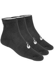 asics , Sportsocken 3 Stk. tlg. , schwarz , M (39/42) , M (39/42) , Sportsocken von asics