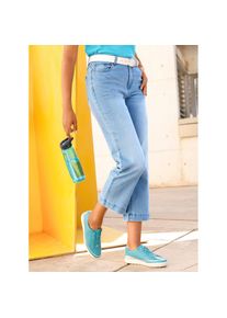 Casual Looks , 7/8-Jeans 1 Stk. tlg. , blue-bleached , Normalgrößen , 38 -Normalgrößen , 38 , Baumwoll-Qualität