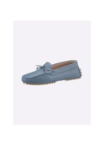 Andrea Conti , Damen , Slipper , jeansblau , 41 , 41 , aus Rind-Nappaleder