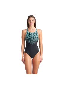 arena , Badeanzug »WOMEN'S KIKKO V SWIMSUIT V BACK GRAPHIC« 1 Stk. tlg. mit UV-Schutz UPF 50+ , BLACK-WATER , N-Gr , 36 -N-Gr , 36 , D Badeanzug...