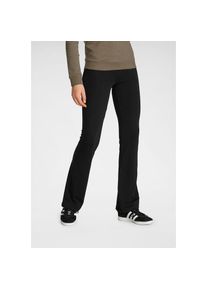 Flashlights, Damen, Leggings mit leicht ausgestelltem Bein, schwarz, schwarz, D-Gr, 52/54 (XXL) -D-Gr, schwarz, schwarz, Basic Leggings im 2er-Pack