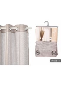 Gift, Vorhang, Vorhang Decor Grau 140 x 260 cm (6 Stück) (140 x 260 cm)