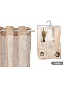 Gift, Vorhang, Vorhang Decor Braun 140 x 260 cm (6 Stück) (140 x 260 cm)