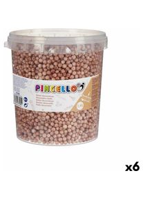 Pincello Bastelmaterial POLIESPAN-MR 13,5 x 14 x 14,5 cm Bälle 6 Stück