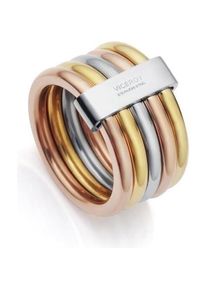 Viceroy, Ring, Luxury tricolor ring made of steel Chic 75305A01 - Circuit: 56 mm, (56)
