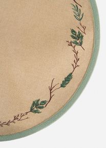 Spisebrikker i økologisk bomull (2-pack), beige, størrelse 38x38 cm, bonprix