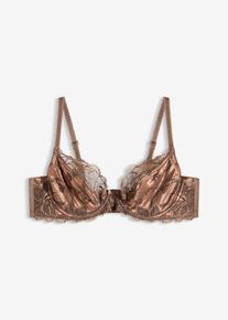 Bøyle-BH i tofarget blonde, brun, størrelse 75B, bonprix