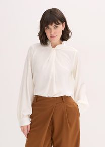 Bluse av lett sateng, hvit, størrelse 38, bonprix