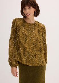 Bluse, grønn, størrelse 54, bonprix