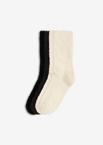 Kosesokker (4-pack), svart, størrelse 35-38, bonprix