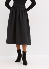 Maxiskjørt, svart, størrelse 38, bonprix