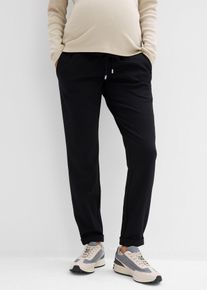 Pull on-mammabukse i Punto di Roma-materiale med elastisk linning, svart, størrelse 48/50 (XL), bonprix