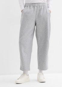 Barrel bukse i ullstil, grå, størrelse 56/58 (3XL), bonprix