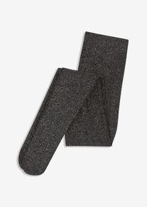 Varmende strømpebukse i glitrende fleecemateriale, svart, størrelse 36/38 (S), bonprix