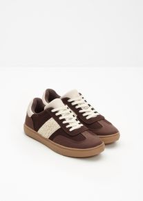 Sneakers, brun, størrelse 41, bonprix