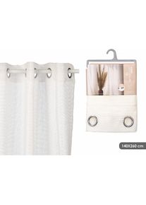 Gift, Vorhang, Vorhang Decor Weiss 140 x 260 cm (6 Stück) (140 x 260 cm)
