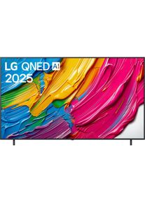 LG 86QNED80A6A (86", QNED80, QNED, 4K, 2025), TV, Schwarz