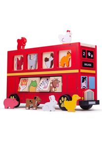 Bigjigs Roter Bus-Sortierer