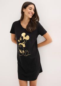Camicia da notte Mickey Mouse, Nero, Taglia 50/52 (L), bonprix