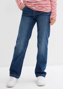 Jeans straight vita media, Blu, Taglia 164, bonprix