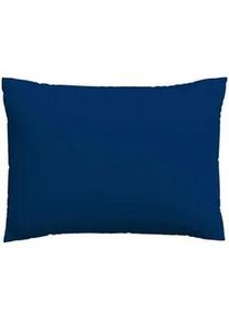 Schlafgut Kopfpolsterbezug , Dunkelblau , Textil , Uni , 70x90 cm , Oeko-Tex® Standard 100, AZO-frei, Textiles Vertrauen - Oeko-Tex® , bügelleicht, bügelfrei , Heimtextilien, Bezüge, Polsterbezüge