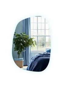 Tulup Led Spiegel 67,9 x 47 cm Unregelmäßige Form Kaltweiß 6500K , Transparent , Glas , Organisch , 67.9x47x0.4 cm , Spiegel, Wandspiegel