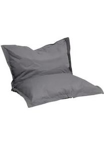 Sitzsack , Grau , Textil , 380 l , Füllung: Styroporkugeln , 140x180x14 cm , Kleinmöbel