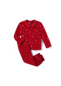 Tchibo - Kleinkind-Nicki-Pyjama - Mädchen - Gr. 110/116 - rot