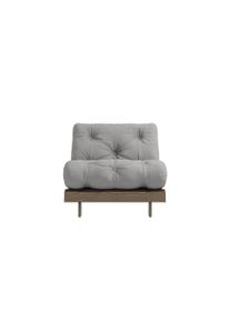 Karup Design Daybett »Daybett Roots Schlafsofa – Gästebett & Sofa aus FSC -Kiefer« Inkl. Futonmatratze in grau, Größe Liegefläche B/L: 90 cm x 200...
