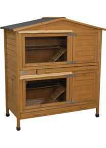 KERBL Pet Nagerstall Appartement Pro 118x61x130cm, Kunststoffdach