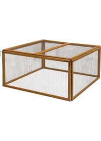 KERBL Pet VARIO Freigehege mit Maschen- draht 6 Elemente, 120x120x59cm