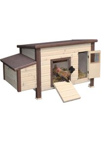 Kerbl Hobbyfarming NoFrost Thermo-Hühnerstall beheizbar, 146 x 74 x 82 cm