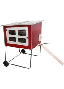 Kerbl Hobbyfarming Mobile Coop - Holz 113x92x138cm, 3 Kartons