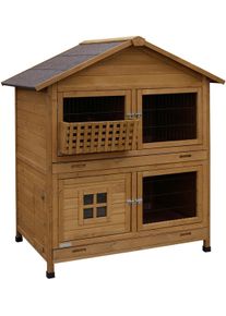 KERBL Pet Nagerstall Südtirol 125 x 87 x 142 cm,mit Heuraufe