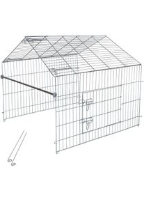 KERBL Pet Erweiterungsset zu Freilauf- gehege 70345, 110x103x103cm