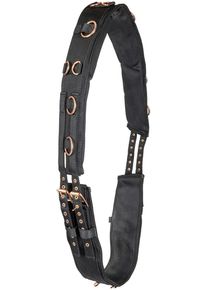 Waldhausen Supersoft Longiergurt, schwarz/rosé , Pony