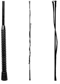 Waldhausen Longierpeitsche, einteilig, schwarz, 200cm