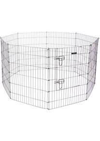 KERBL Pet Welpen- und Kleintiergehege 78*57cm, 8 Gitter,mit Türe