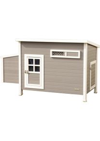 Kerbl Hobbyfarming ECO-Kunststoffstall Barney für Hühner, 137 x 73 x 83 cm