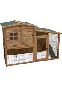 KERBL Pet Kleintierstall FORTUNA 160x80x117cm inkl.Freigehege