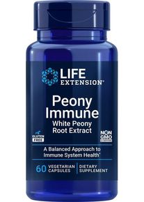 Life Extension Peony Immune - Weiße Pfingstrosenwurzel Extrakt, 60 vegetarische Kapseln