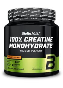 Biotech USA 100% Creatine Monohydrate, 300 g Dose, Orange