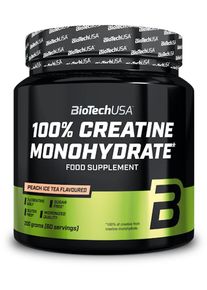 Biotech USA 100% Creatine Monohydrate, 300 g Dose, Peach Ice Tea