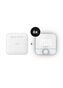 BOSCH SMART HOME Starter Set met 6x Kamerthermostaat II 230V